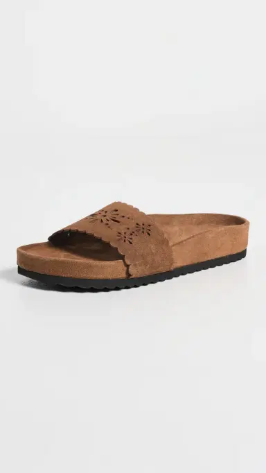 Free People Shore Cut Out Footbed Sandals Light Toffee | Thumbnail 2 Free People Shore Cut Out Footbed Sandals Light Toffee | Thumbnail 2