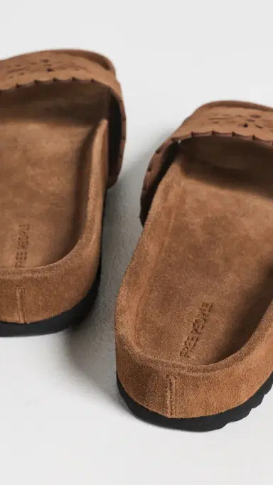 Free People Shore Cut Out Footbed Sandals Light Toffee | Thumbnail 4 Free People Shore Cut Out Footbed Sandals Light Toffee | Thumbnail 4