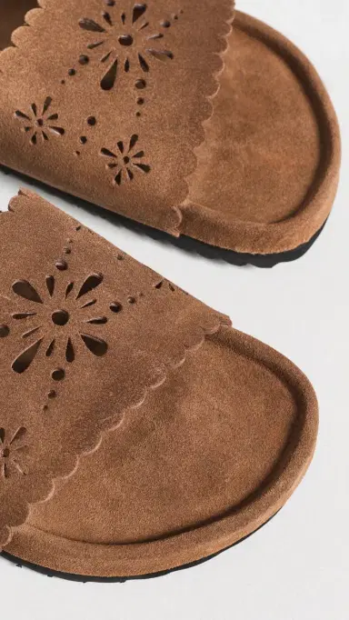 Free People Shore Cut Out Footbed Sandals Light Toffee | Thumbnail 6 Free People Shore Cut Out Footbed Sandals Light Toffee | Thumbnail 6