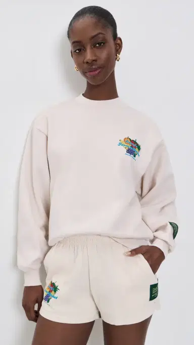 DANZY Farmers Market Crew Sweatshirt Cream | Thumbnail 3 DANZY Farmers Market Crew Sweatshirt Cream | Thumbnail 3