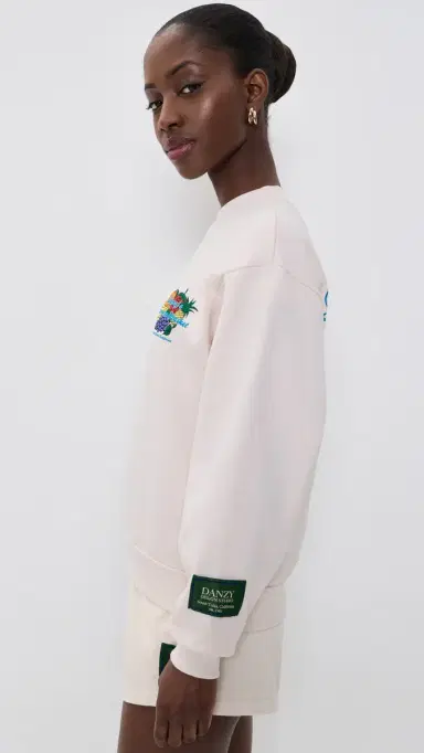 DANZY Farmers Market Crew Sweatshirt Cream | Thumbnail 4 DANZY Farmers Market Crew Sweatshirt Cream | Thumbnail 4