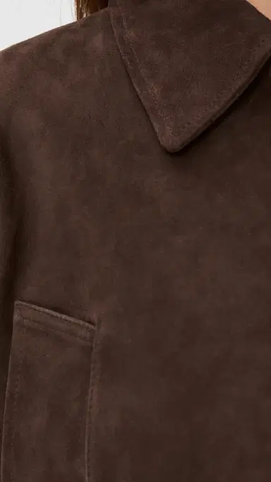 AGOLDE Nahla Cropped Suede Jacket Root | Thumbnail 6 AGOLDE Nahla Cropped Suede Jacket Root | Thumbnail 6