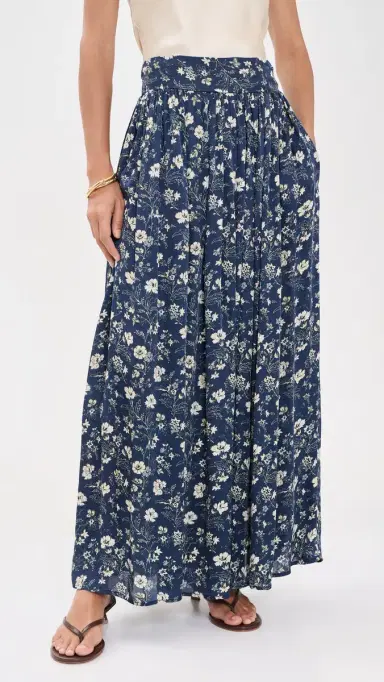 La Maregold The Amelia Skirt Indigo Chintz Floral | Thumbnail 2 La Maregold The Amelia Skirt Indigo Chintz Floral | Thumbnail 2