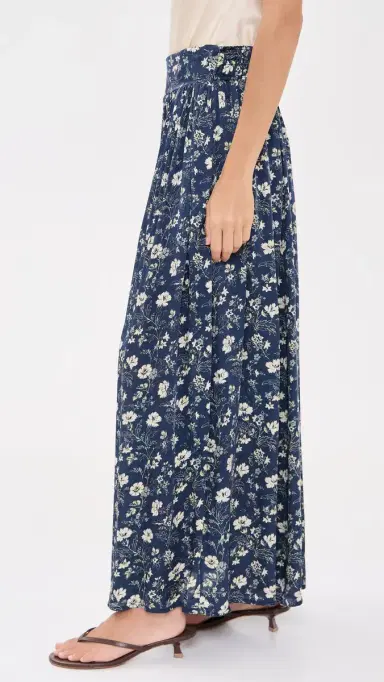 La Maregold The Amelia Skirt Indigo Chintz Floral | Thumbnail 4 La Maregold The Amelia Skirt Indigo Chintz Floral | Thumbnail 4