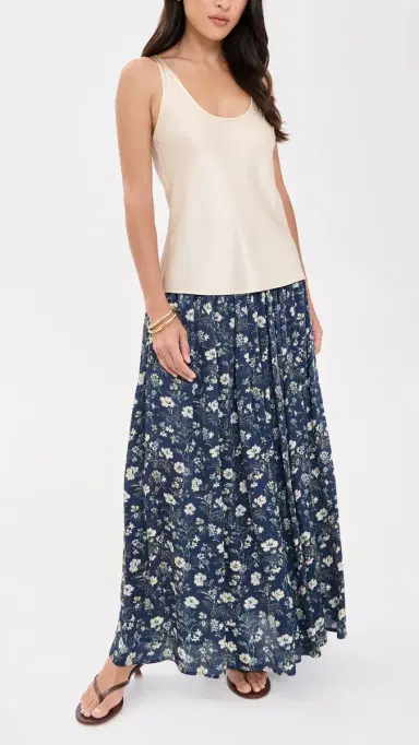 La Maregold The Amelia Skirt Indigo Chintz Floral | Thumbnail 5 La Maregold The Amelia Skirt Indigo Chintz Floral | Thumbnail 5