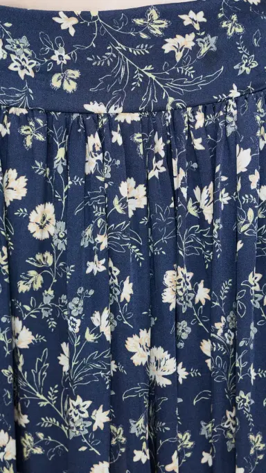 La Maregold The Amelia Skirt Indigo Chintz Floral | Thumbnail 6 La Maregold The Amelia Skirt Indigo Chintz Floral | Thumbnail 6
