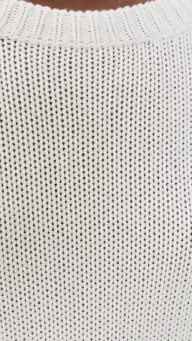 Jamie Haller The Square Crew Pullover White | Thumbnail 6 Jamie Haller The Square Crew Pullover White | Thumbnail 6