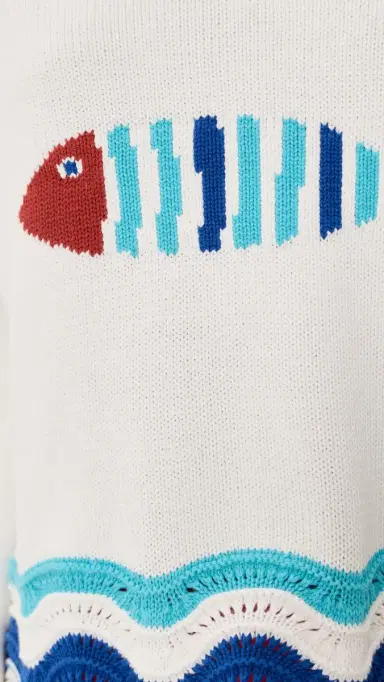 Solid & Striped Jack Fish Motif Sweater Brule | Thumbnail 6 Solid & Striped Jack Fish Motif Sweater Brule | Thumbnail 6