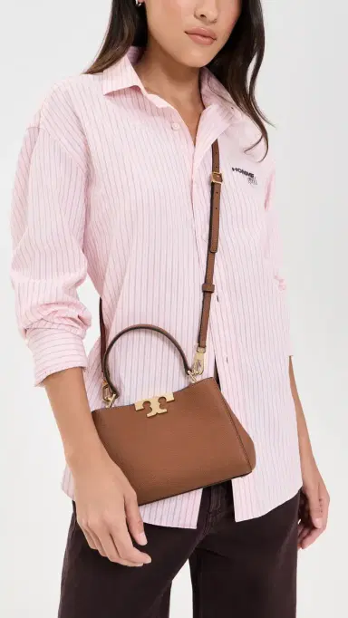 Tory Burch Eleanor Soft Mini Satchel | Thumbnail 3 Tory Burch Eleanor Soft Mini Satchel | Thumbnail 3