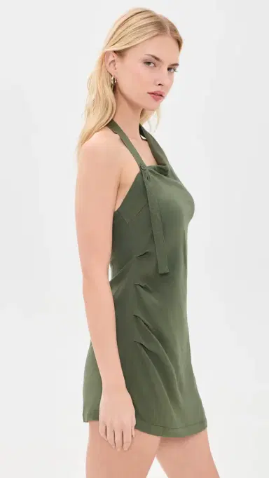 Lioness oonlight Mini Dress Khaki | Thumbnail 4 Lioness oonlight Mini Dress Khaki | Thumbnail 4