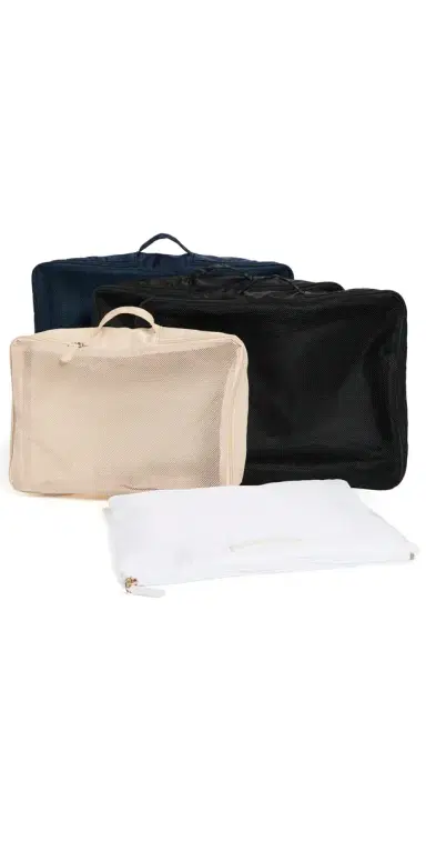 Stoney Clover Lane Packing Cube 5-Piece Set Neutral | Thumbnail 1 Stoney Clover Lane Packing Cube 5-Piece Set Neutral | Thumbnail 1