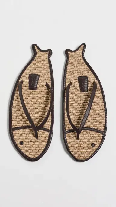 STAUD Fish Flop Sandals Natural | Thumbnail 2 STAUD Fish Flop Sandals Natural | Thumbnail 2