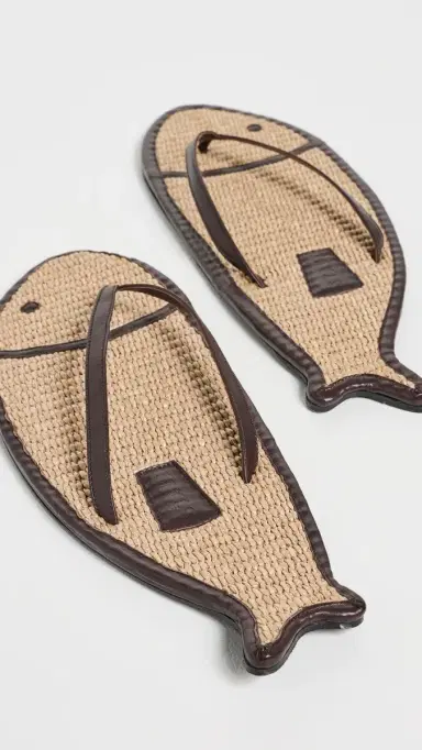 STAUD Fish Flop Sandals Natural | Thumbnail 4 STAUD Fish Flop Sandals Natural | Thumbnail 4