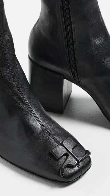 Courrèges Reedition AC Raised Ankle Boots Black | Thumbnail 6 Courrèges Reedition AC Raised Ankle Boots Black | Thumbnail 6