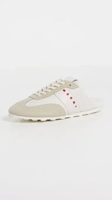 Marni Softy Soccer Slip-On Sneakers Lily White/Light Grey 36 | Thumbnail 2 Marni Softy Soccer Slip-On Sneakers Lily White/Light Grey 36 | Thumbnail 2