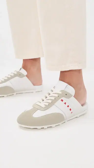 Marni Softy Soccer Slip-On Sneakers Lily White/Light Grey 36 | Thumbnail 3 Marni Softy Soccer Slip-On Sneakers Lily White/Light Grey 36 | Thumbnail 3