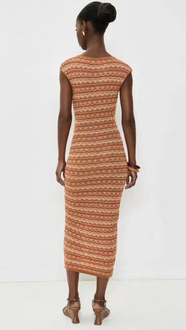 Cult Gaia Hilary Midi Dress CORAO MUTI | Thumbnail 3 Cult Gaia Hilary Midi Dress CORAO MUTI | Thumbnail 3