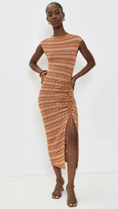 Cult Gaia Hilary Midi Dress CORAO MUTI | Thumbnail 5 Cult Gaia Hilary Midi Dress CORAO MUTI | Thumbnail 5