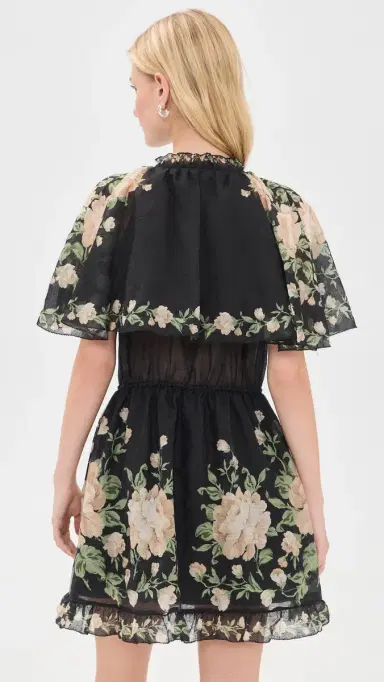 Sea Christina Print Mini Dress Black | Thumbnail 3 Sea Christina Print Mini Dress Black | Thumbnail 3