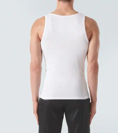 Tom Ford Ribbed-knit cotton-blend tank top | Thumbnail 2 Tom Ford Ribbed-knit cotton-blend tank top | Thumbnail 2