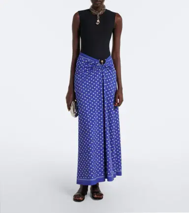 Christopher Esber Ruched Orbit bandana maxi skirt | Thumbnail 3 Christopher Esber Ruched Orbit bandana maxi skirt | Thumbnail 3