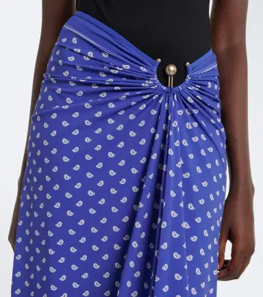 Christopher Esber Ruched Orbit bandana maxi skirt | Thumbnail 4 Christopher Esber Ruched Orbit bandana maxi skirt | Thumbnail 4