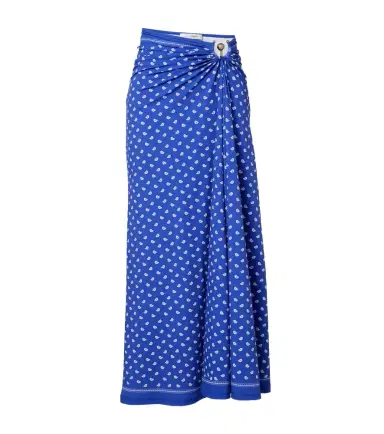 Christopher Esber Ruched Orbit bandana maxi skirt | Thumbnail 1 Christopher Esber Ruched Orbit bandana maxi skirt | Thumbnail 1
