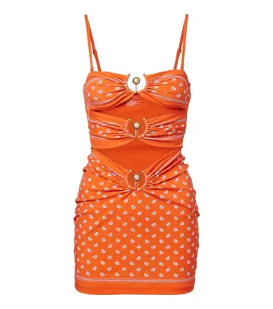 Christopher Esber Orbit bandana cutout minidress | Thumbnail 1 Christopher Esber Orbit bandana cutout minidress | Thumbnail 1