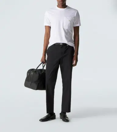 Prada Cotton jersey T-shirt | Thumbnail 5 Prada Cotton jersey T-shirt | Thumbnail 5