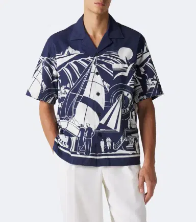 Ralph Lauren Purple Label Printed cotton shirt | Thumbnail 4 Ralph Lauren Purple Label Printed cotton shirt | Thumbnail 4