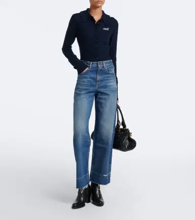 Chloé Chloé Logo wool cardigan | Thumbnail 4 Chloé Chloé Logo wool cardigan | Thumbnail 4
