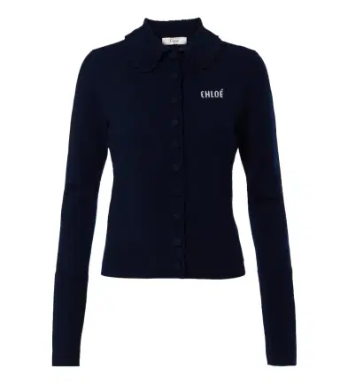Chloé Chloé Logo wool cardigan | Thumbnail 1 Chloé Chloé Logo wool cardigan | Thumbnail 1
