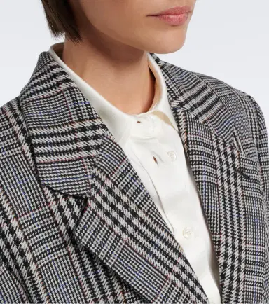 Stella McCartney Checked wool blazer | Thumbnail 6 Stella McCartney Checked wool blazer | Thumbnail 6
