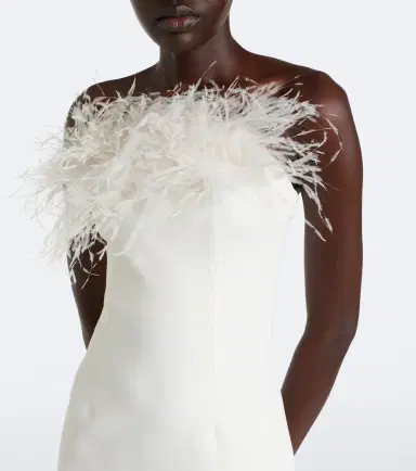 Safiyaa Bridal Aerine crêpe cocktail dress | Thumbnail 2 Safiyaa Bridal Aerine crêpe cocktail dress | Thumbnail 2