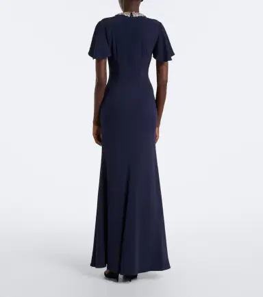 Roland Mouret Crystal-embellished gathered gown | Thumbnail 4 Roland Mouret Crystal-embellished gathered gown | Thumbnail 4