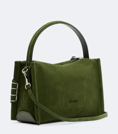JW Anderson Loafer Small suede top-handle bag | Thumbnail 2 JW Anderson Loafer Small suede top-handle bag | Thumbnail 2