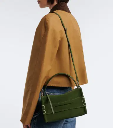 JW Anderson Loafer Small suede top-handle bag | Thumbnail 5 JW Anderson Loafer Small suede top-handle bag | Thumbnail 5