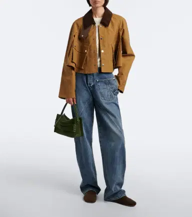 JW Anderson Loafer Small suede top-handle bag | Thumbnail 6 JW Anderson Loafer Small suede top-handle bag | Thumbnail 6