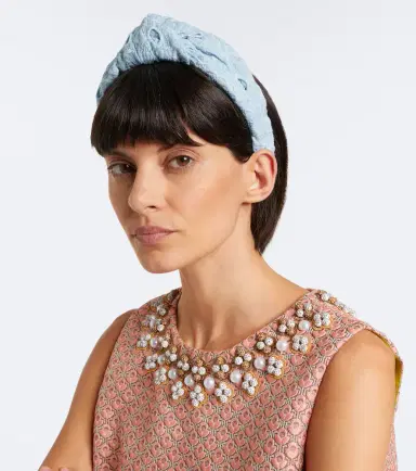 La DoubleJ Knotted printed cotton headband | Thumbnail 4 La DoubleJ Knotted printed cotton headband | Thumbnail 4