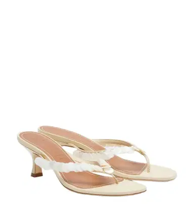 Staud Freja embellished leather thong sandals | Thumbnail 1 Staud Freja embellished leather thong sandals | Thumbnail 1