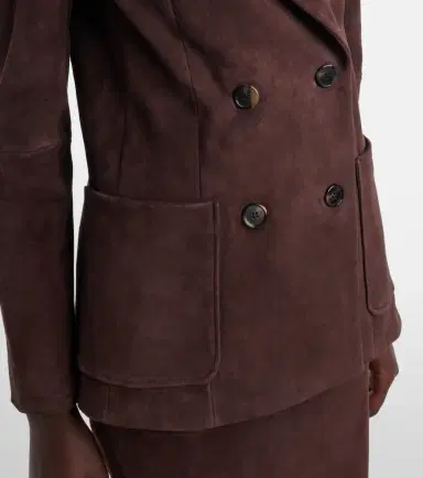 STOULS Jones double-breasted suede blazer | Thumbnail 2 STOULS Jones double-breasted suede blazer | Thumbnail 2