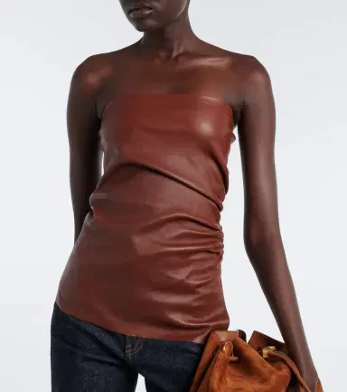 STOULS Laya leather bustier | Thumbnail 2 STOULS Laya leather bustier | Thumbnail 2