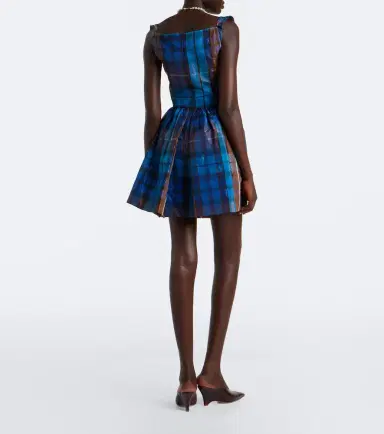 Vivienne Westwood Sunday checked twill minidress | Thumbnail 4 Vivienne Westwood Sunday checked twill minidress | Thumbnail 4
