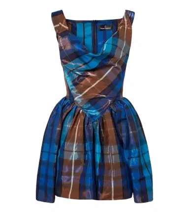 Vivienne Westwood Sunday checked twill minidress | Thumbnail 1 Vivienne Westwood Sunday checked twill minidress | Thumbnail 1