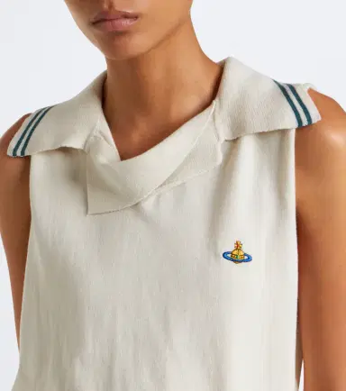 Vivienne Westwood Doubletake cotton and cashmere polo shirt | Thumbnail 2 Vivienne Westwood Doubletake cotton and cashmere polo shirt | Thumbnail 2