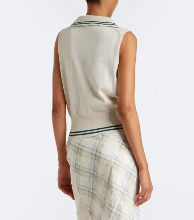 Vivienne Westwood Doubletake cotton and cashmere polo shirt | Thumbnail 4 Vivienne Westwood Doubletake cotton and cashmere polo shirt | Thumbnail 4