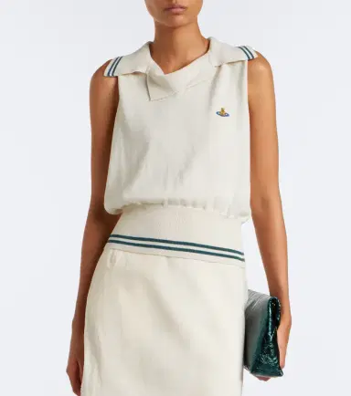 Vivienne Westwood Doubletake cotton and cashmere polo shirt | Thumbnail 5 Vivienne Westwood Doubletake cotton and cashmere polo shirt | Thumbnail 5