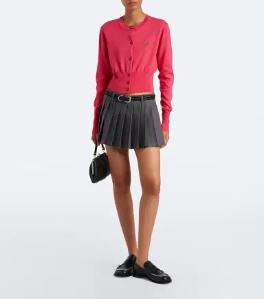 Vivienne Westwood Bea cropped cotton and cashmere cardigan | Thumbnail 2 Vivienne Westwood Bea cropped cotton and cashmere cardigan | Thumbnail 2