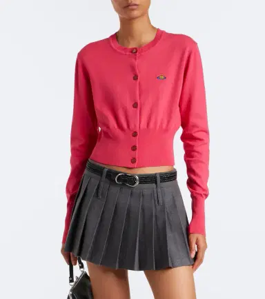 Vivienne Westwood Bea cropped cotton and cashmere cardigan | Thumbnail 5 Vivienne Westwood Bea cropped cotton and cashmere cardigan | Thumbnail 5