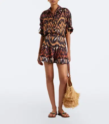 Zimmermann Aster printed silk habutai shirt | Thumbnail 5 Zimmermann Aster printed silk habutai shirt | Thumbnail 5